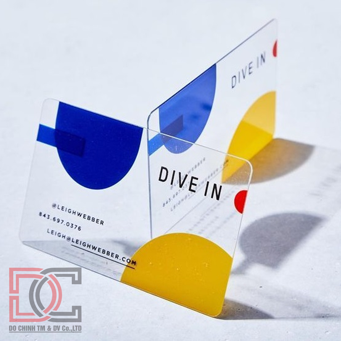 card-visit-nhua-trong In card visit nhựa trong - Ảnh 1